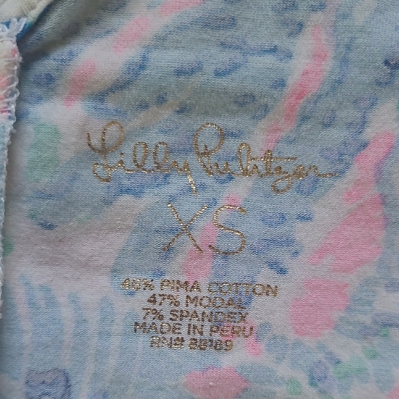 Lilly Pulitzer Kristen Tank Top in 'Sink or Swim' - Size XS - Picture 6 of 9